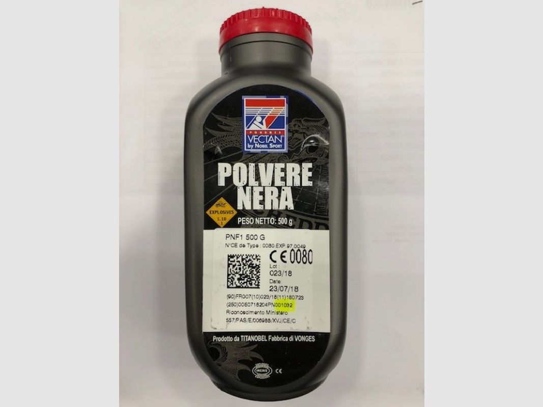 VECTAN POLVO NEGRO PNF1 500 GR