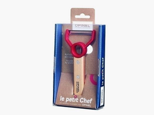 Opinel Le petit Chef, pelador, acero inoxidable, dispositivo de cocina para niños cuchillo para niños