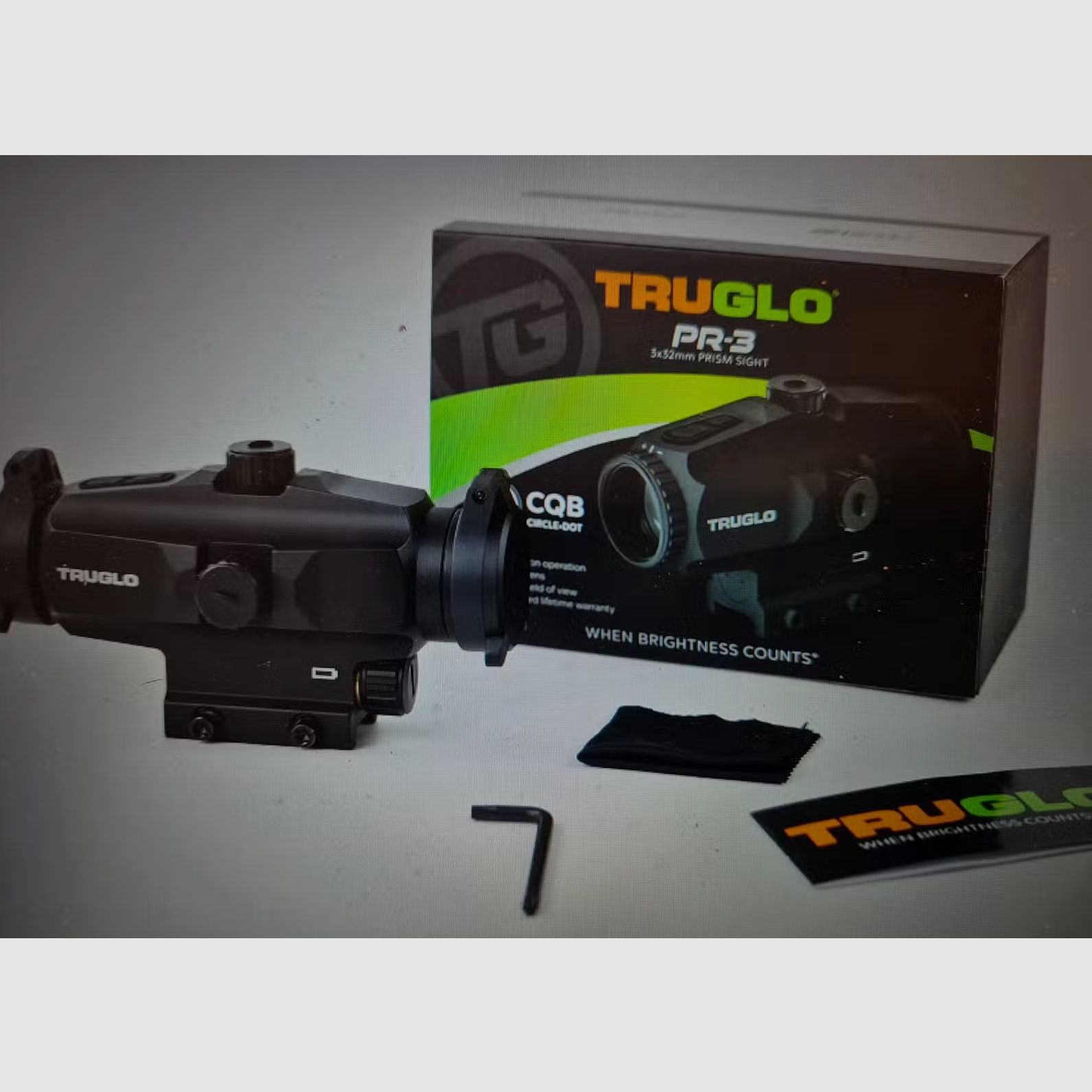 Airgun oder andere Bertha - Profi RED DOT Truglo Prisma pr3 3x32mm Jagd taktisches Gewehr Fernrohr beleuchtet 6 moa absehen rot punkt visier