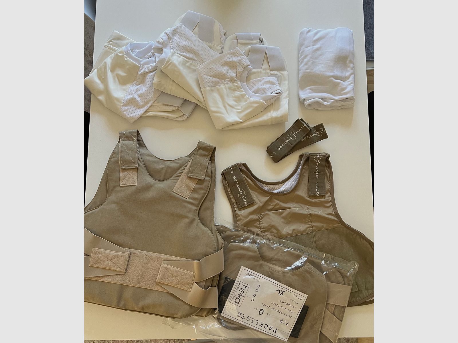 Kamizelka ochronna Policji HEKA Second Chance XL + akcesoria!