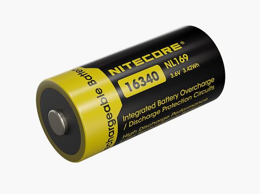 Batteria Li-Ion Nitecore 16340 950mAh
