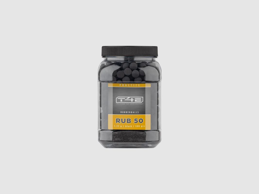 T4E RUBBER BALL PRAC KAL 50 VOOR HDR 50 500 STK, afbeelding 1 van 2