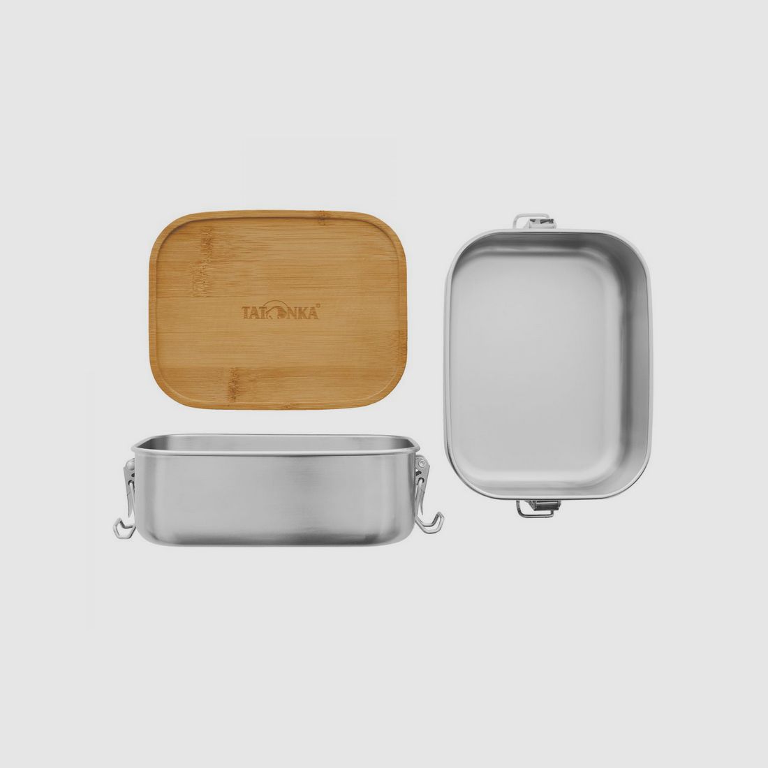 TATONKA Lunch Box I 800 Bamboo Edelstahl-Brotdose