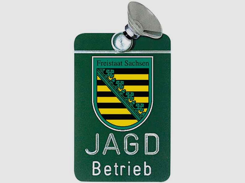 Autoschild Alu, Sachsen
