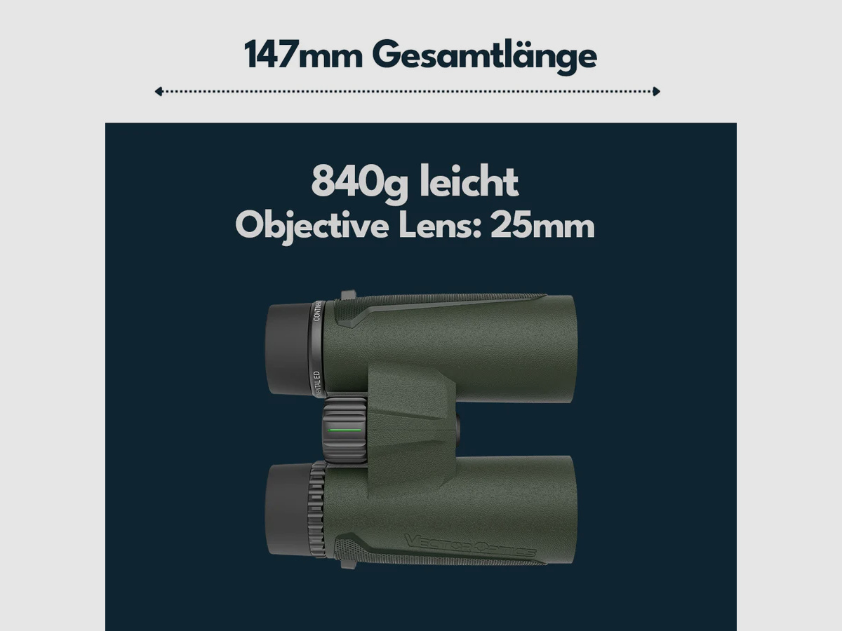 Vector Optics SCBO-14 Continental 8x42 ED Binoculars, OD Green