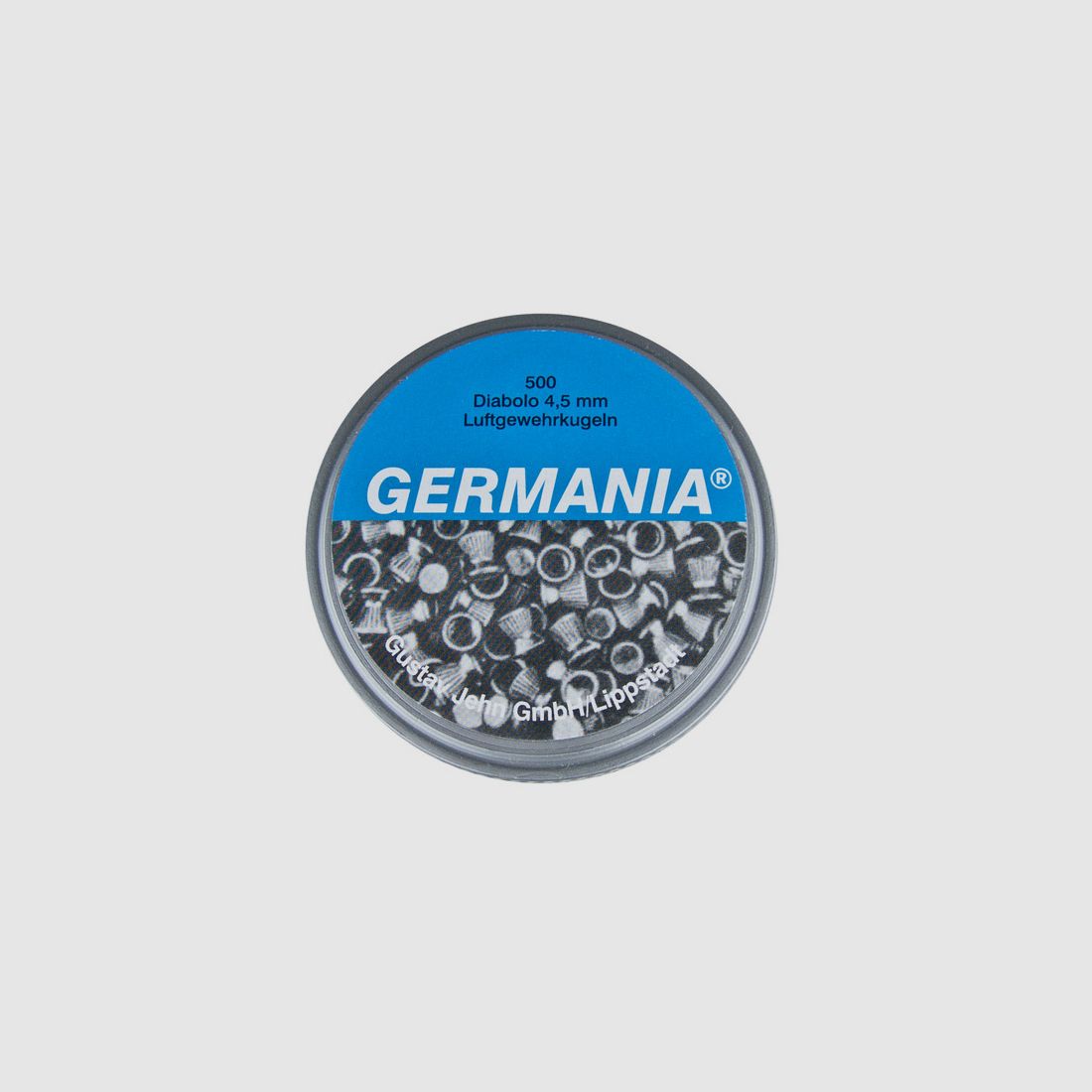 Flachkopf Diabolos Germania Gustav Jehn Kaliber 4,5 mm 0,4 g geriffelt 500 StĂĽck