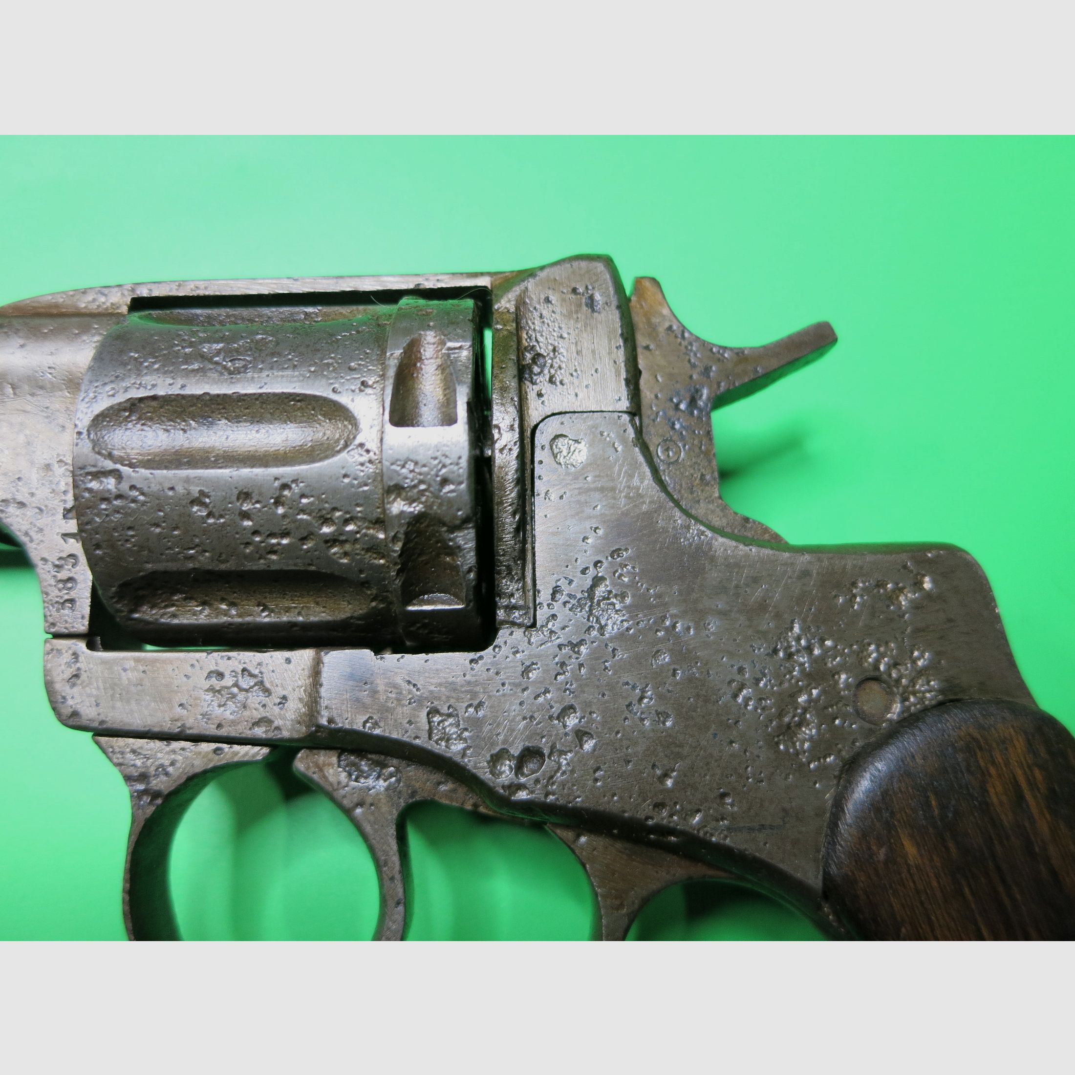 Revolver, Nagant M1895 revolver, absolute contemporary witness, water find, 7.62 x 38 mm R #81
