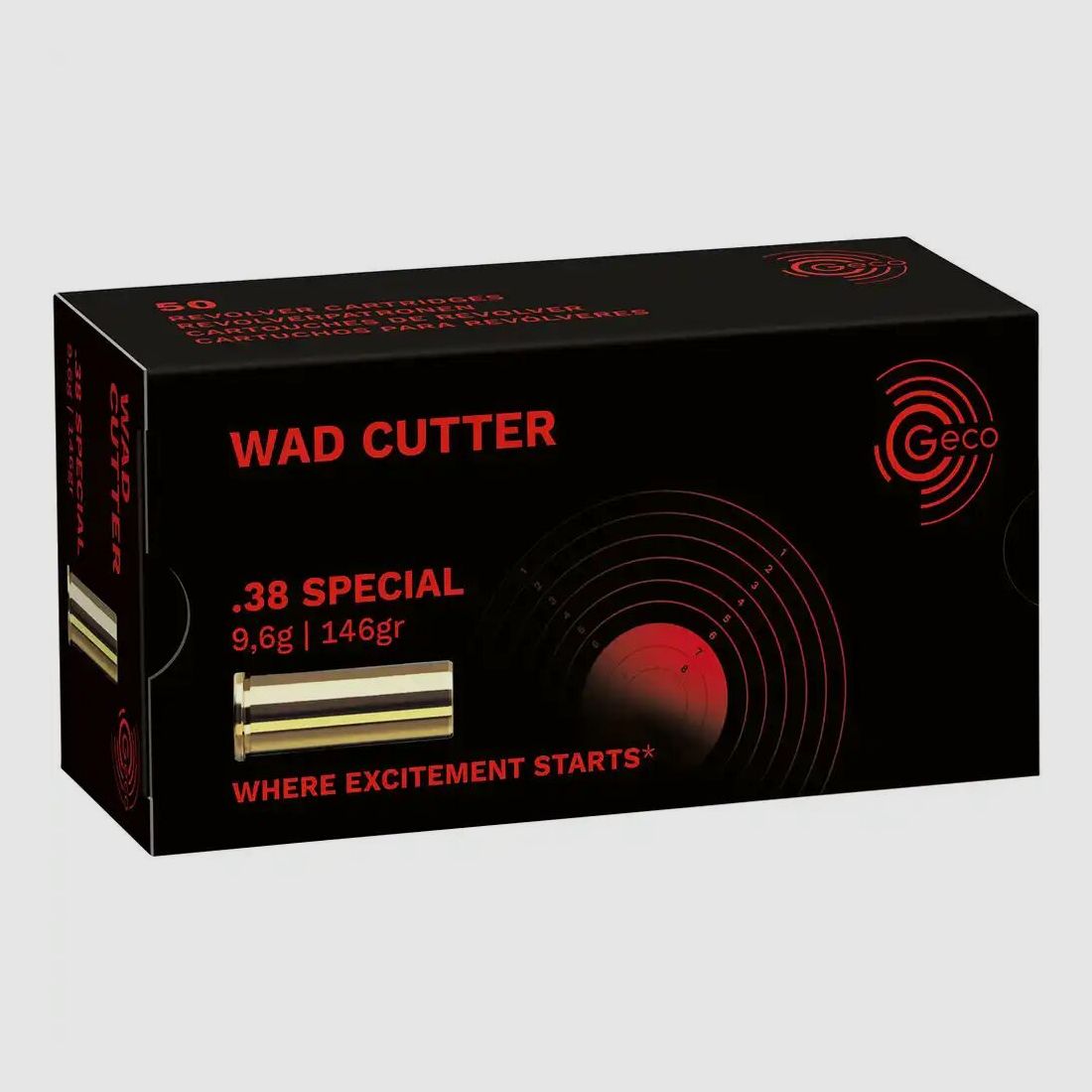 Geco Wadcutter 148 grs - 50 pcs