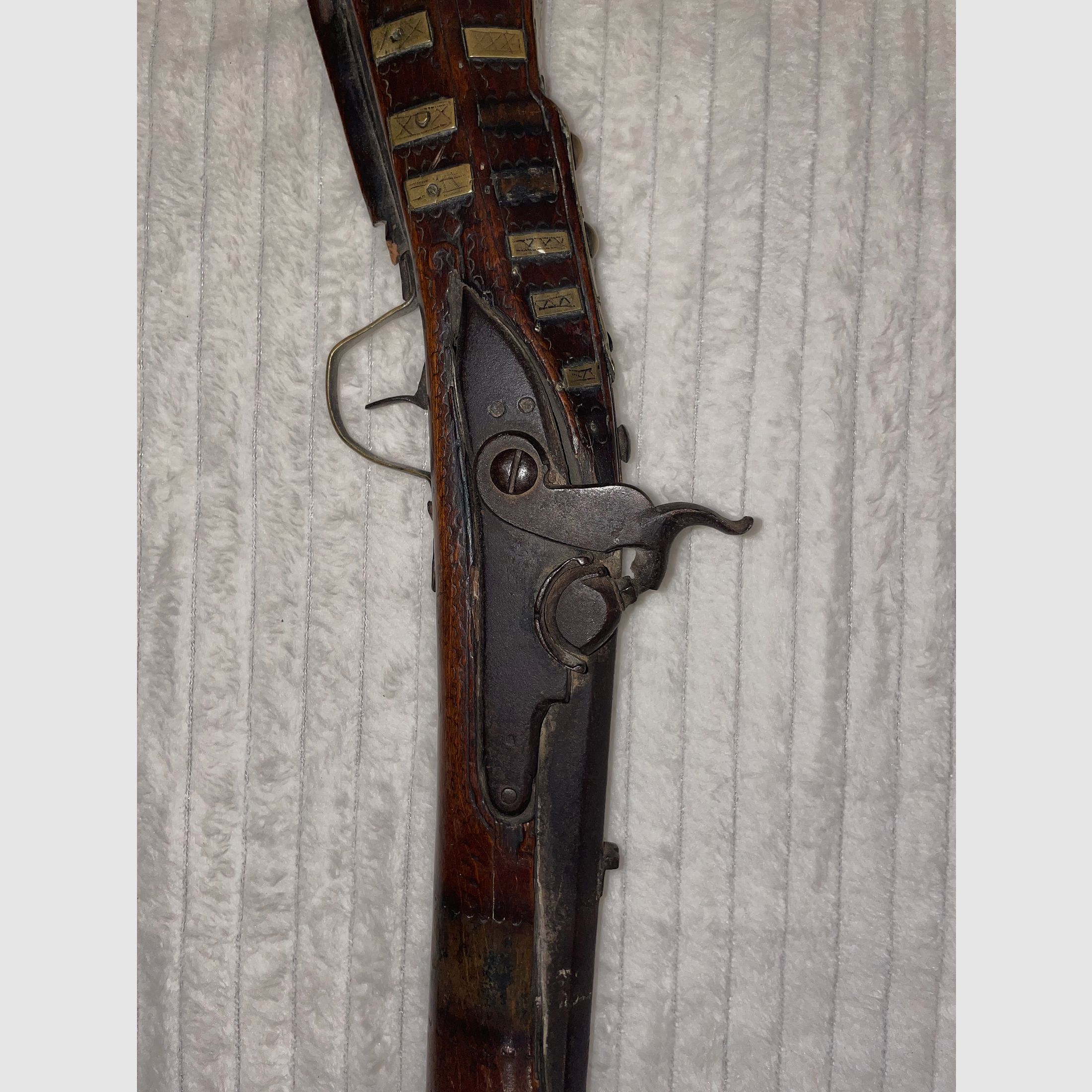 Antikes Steinschlossgewehr – Orientalischer Vorderlader (18./19. Jahrhundert)