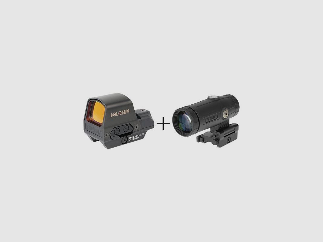 Holosun Pack Reflex 510C + Powiększenie HM3X, zdjęcie 1 z 4