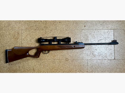 Diana 250 two-fifty Knicklauf Luftgewehr Kaliber 4,5 mm Diabolo (P18) + ZF 3-9x32