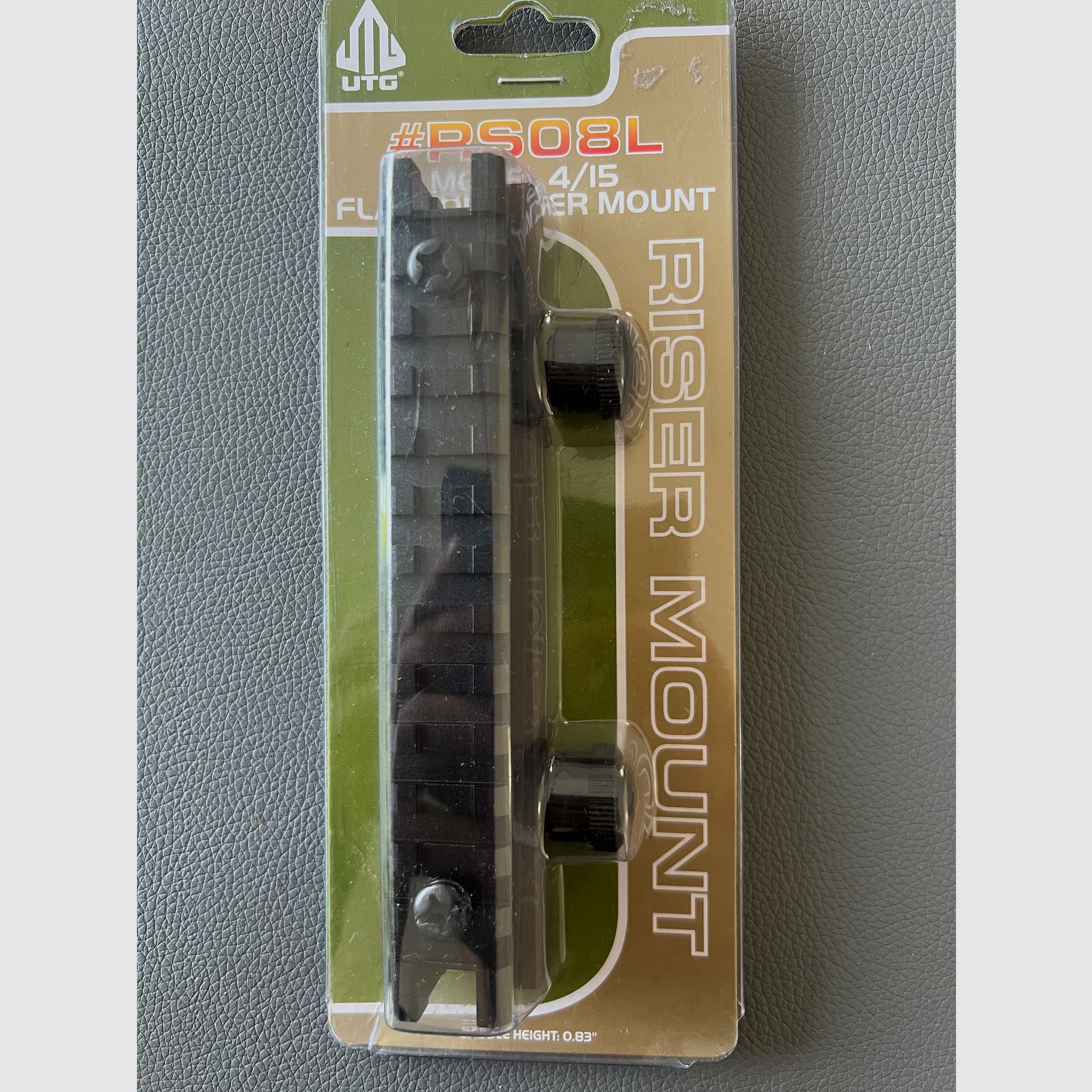 UTG MNT-RS08L Flat Top Riser Mount 13 Slots 0.83” – New in OVP