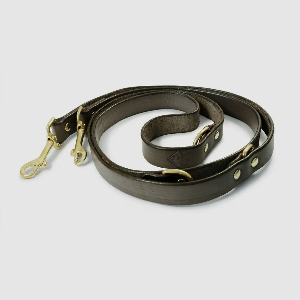 PUMA Leder- Hundehalsband + Leine