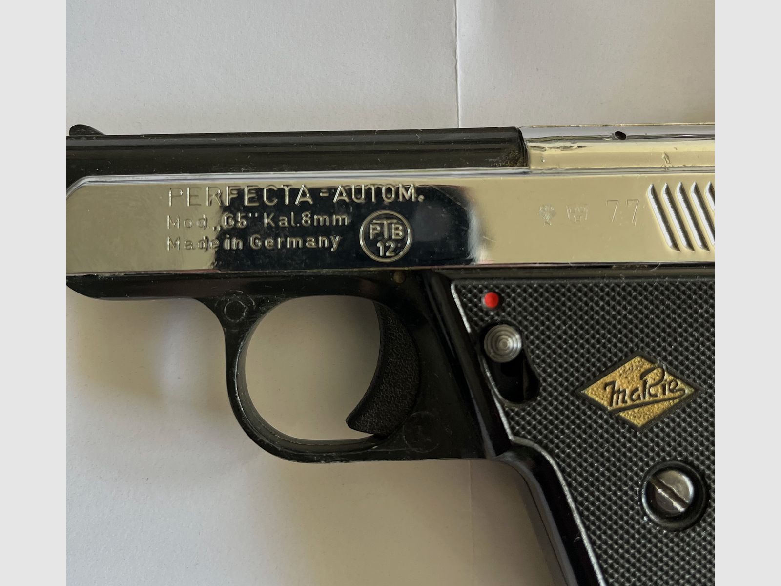 PERFECTA - AUTOM. Mod.G5 Kaliber 8mm PTB 12  N77