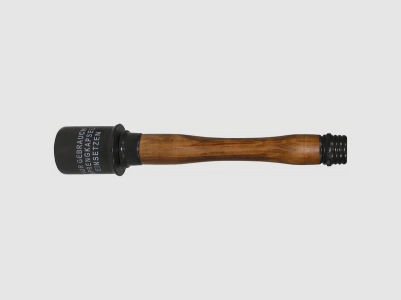 Stielhandgranate M24 ca. 35cm - Oliv - Holz - Dekomunition Mine