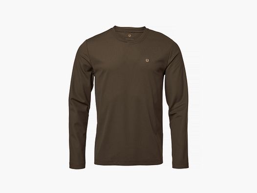 Chevalier Stalker Technical Longsleeve T-shirt Hombres Fallow Brown XXXL