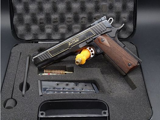 Brixia 1911 Impera Five Oaks Hoogglans geborsteld & Goud Kaliber 9mm 1911 Impera Five Oaks
