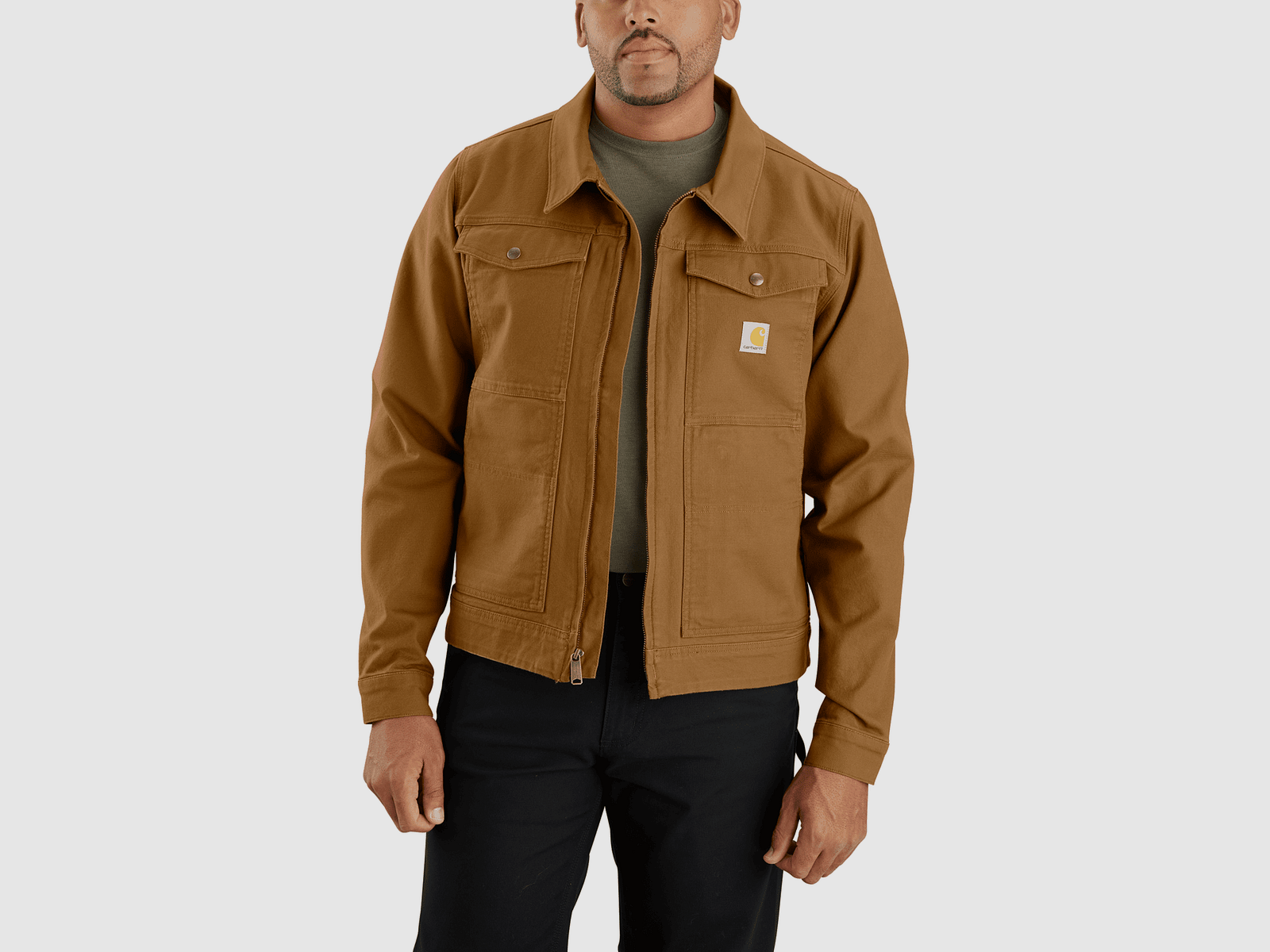 Carhartt Rugged Flex™ Duck Berwick Jacket Men Carhartt Brown XL