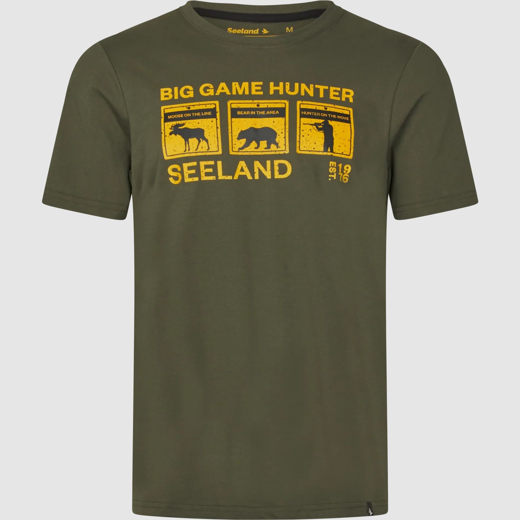 Seeland Vorsicht T-Shirt Herr Grape leaf M