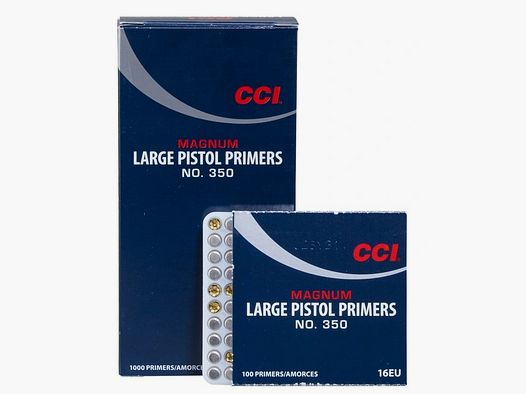 CCI 350 Large Pistol Magnum Zündhütchen – 100er Pkg