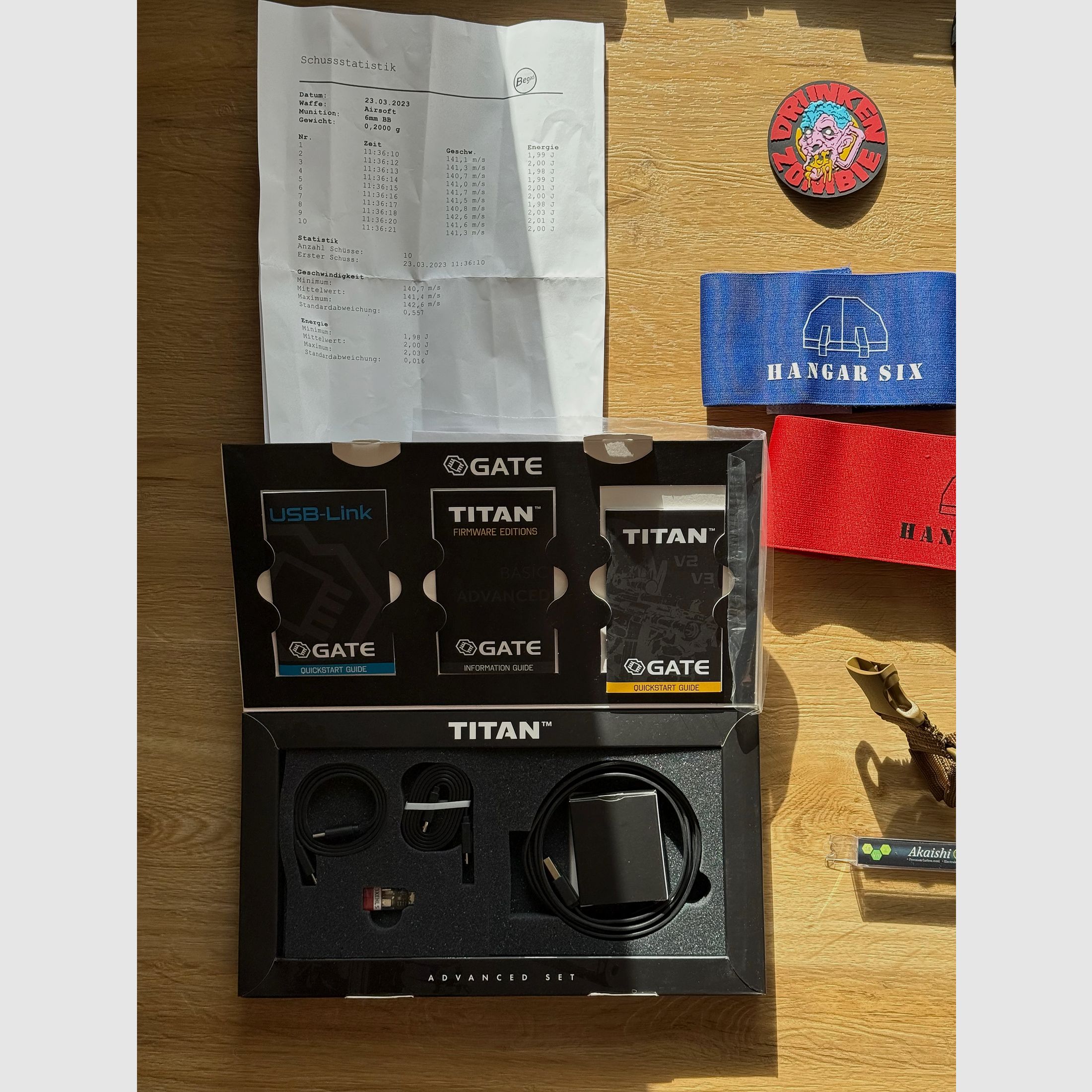 ICS M4 CXP HOG Tubular S inkl.  Zubehör