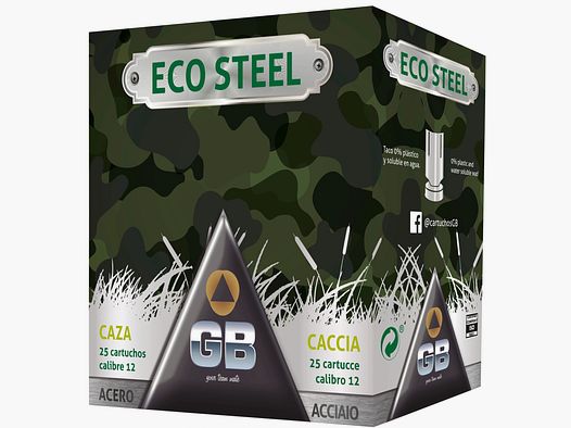 GB 12/70 ECO Steel 3,25mm 30g Schrotmunition Bleifrei 25 Stk.