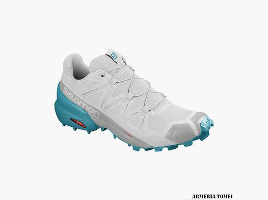SALOMON – DAMES – SPEEDCROSS 5 W Wit / Bluebird