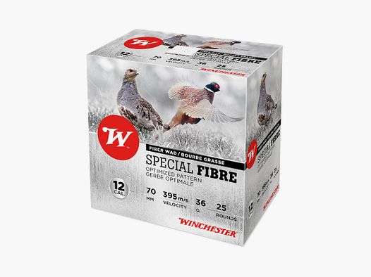 WINCHESTER 12/70 36G 2,9 MM SPECIAL FIBRE P5 25 STK