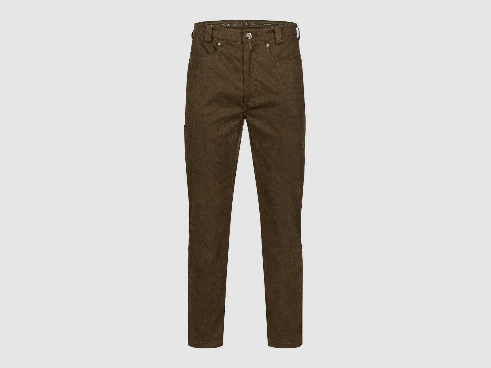 Blaser Herren Suede Hose Maddox Dunkelbraun    56