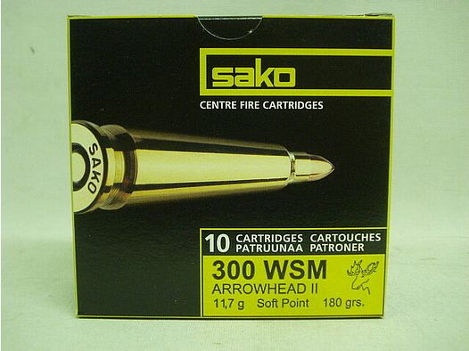 Sako .300WSM Arrowhead II 11,7g/180gr (a10) SP