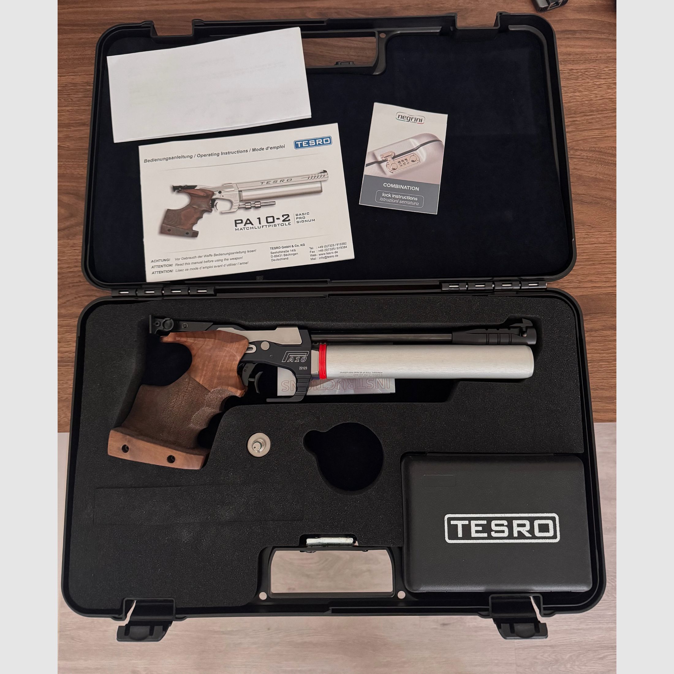 Tesro PA10-2 Basic Match pistola de aire