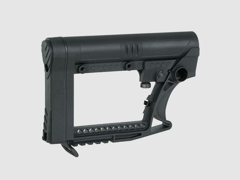 Schulterstütze für M 4 / AR 15 Modelle in Schwarz