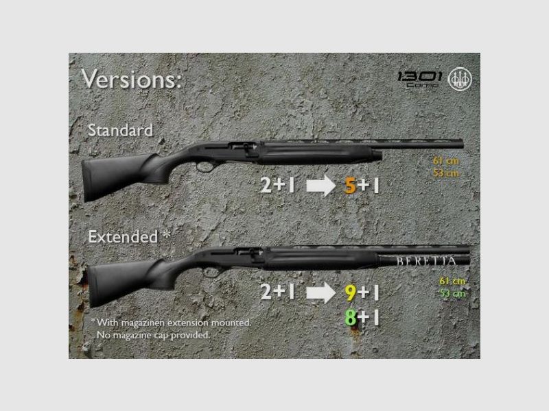 BERETTA Selbstladeflinte &gt;60cm Mod. 1301 Competition 9+1 12/76  LL 61cm