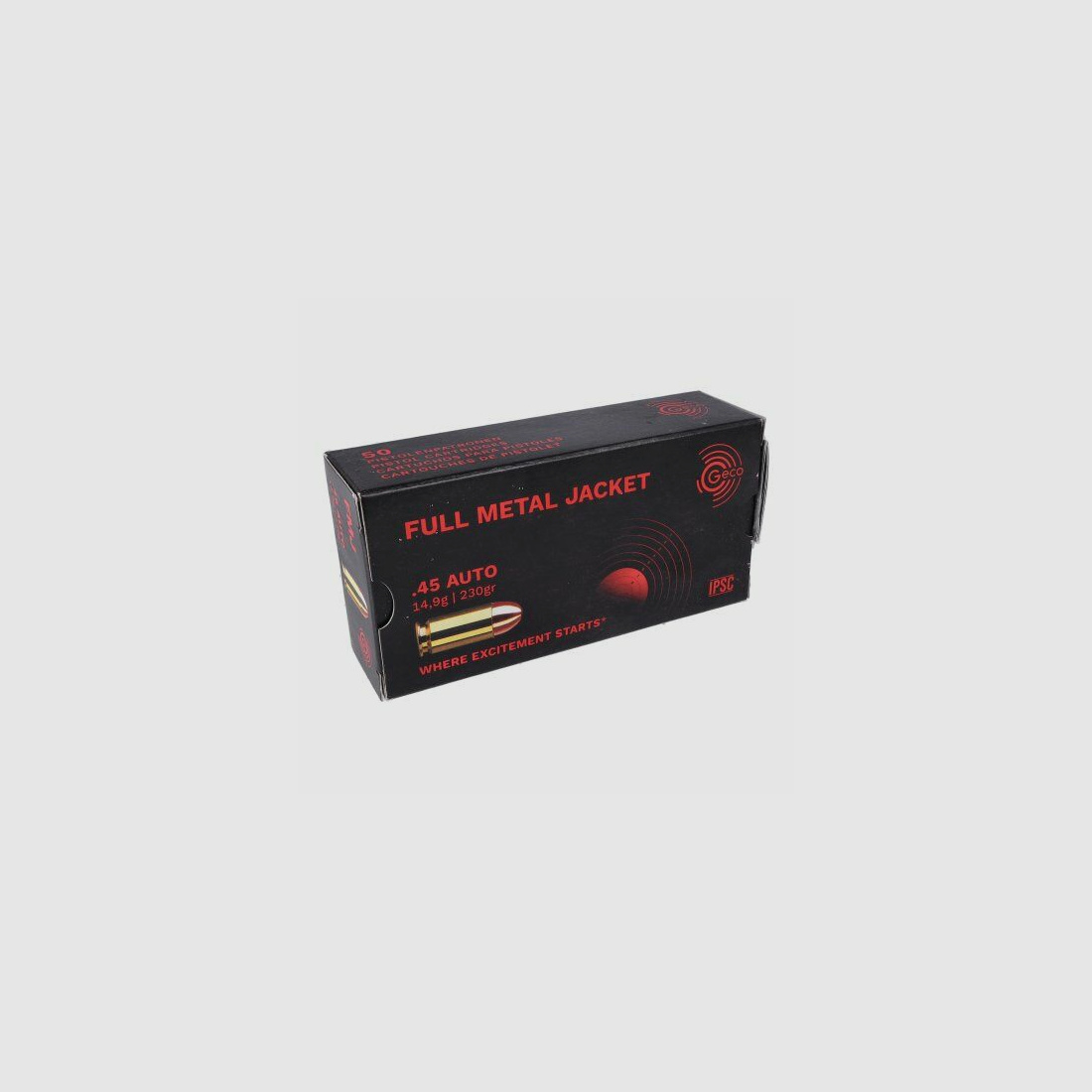 GECO Full Metal Jacket 230gr .45 Auto