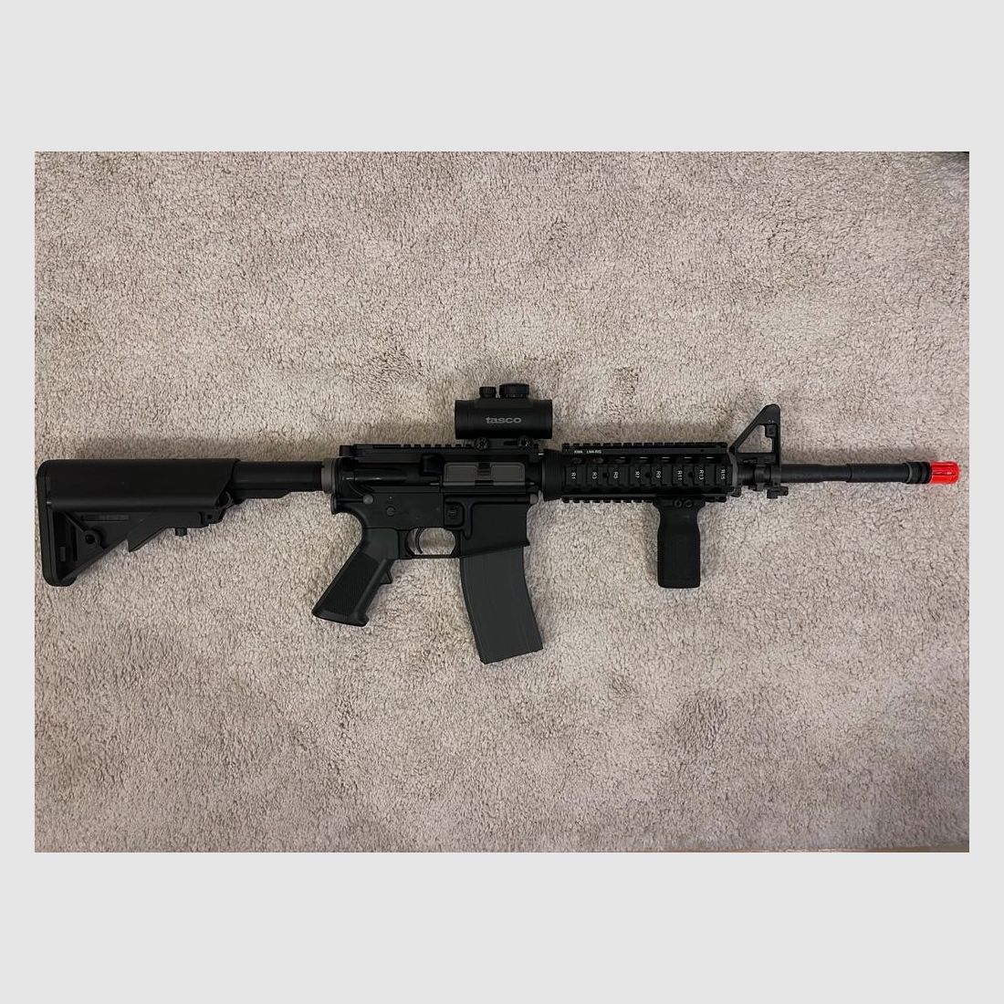 KWA LM4 RIS GBB – Neuwertig mit Red Dot, Tasche & Zubehör