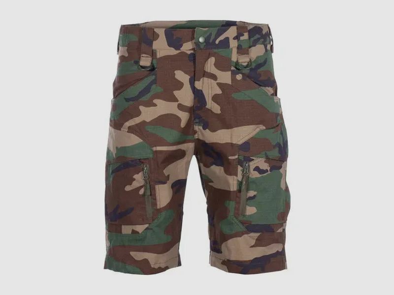 Mil-Tec Mil-Tec Shorts Assault R/S CO woodland