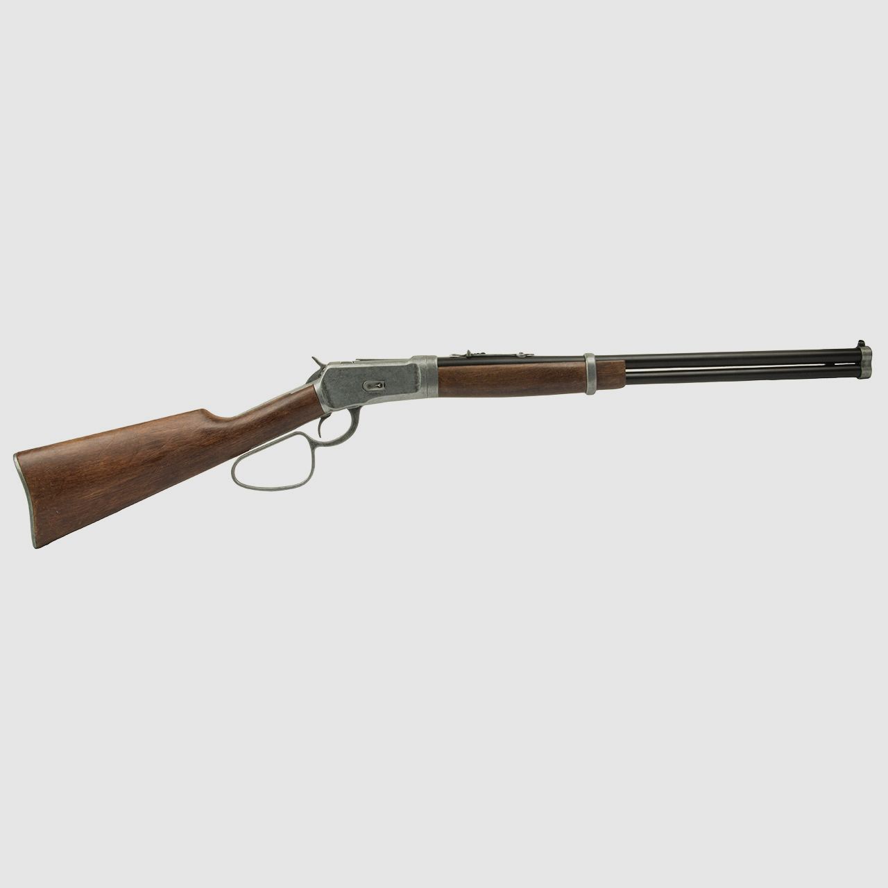 Deko Westerngewehr Kolser Winchester Mod. 92 Carbine USA 1892 Repetieren mit HĂĽlsenauswurf grĂ¶Ăźerer Repetierhebel LĂ¤nge 100 cm altgrau