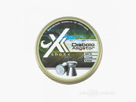 SHOXX 4.5MM DIABOLOS ALLIGATOR - 500 SHOTS