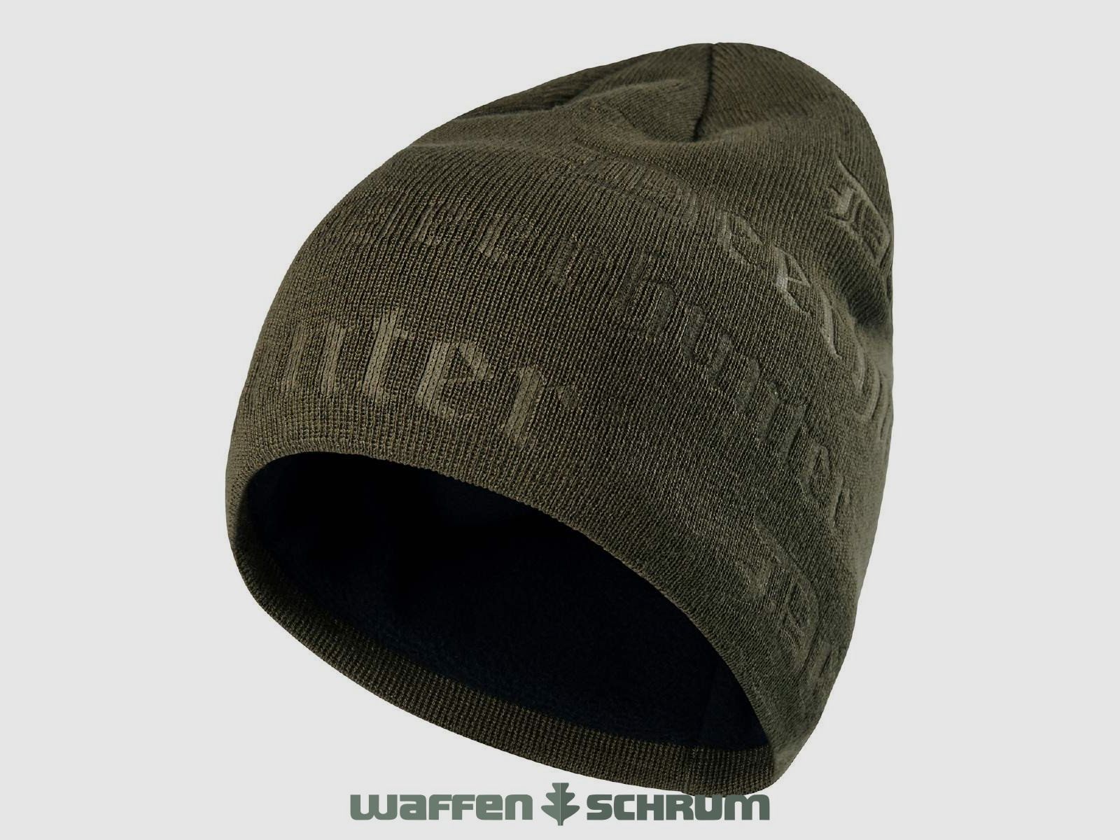 Gorro Deerhunter con logo en relieve nogal