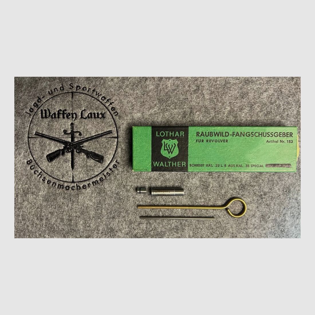 Lothar Walther Fangschussgeber, Reduzierpatrone,