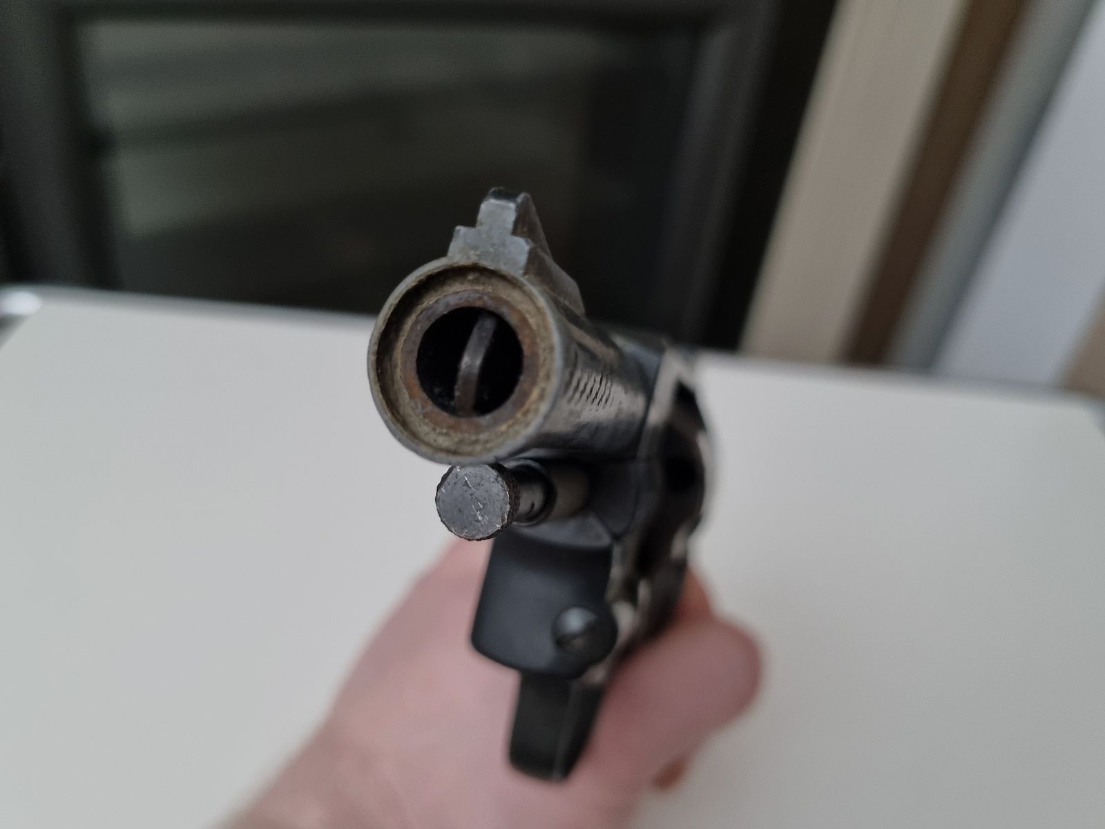 Arminius HW 1G blank firing revolver + accessories