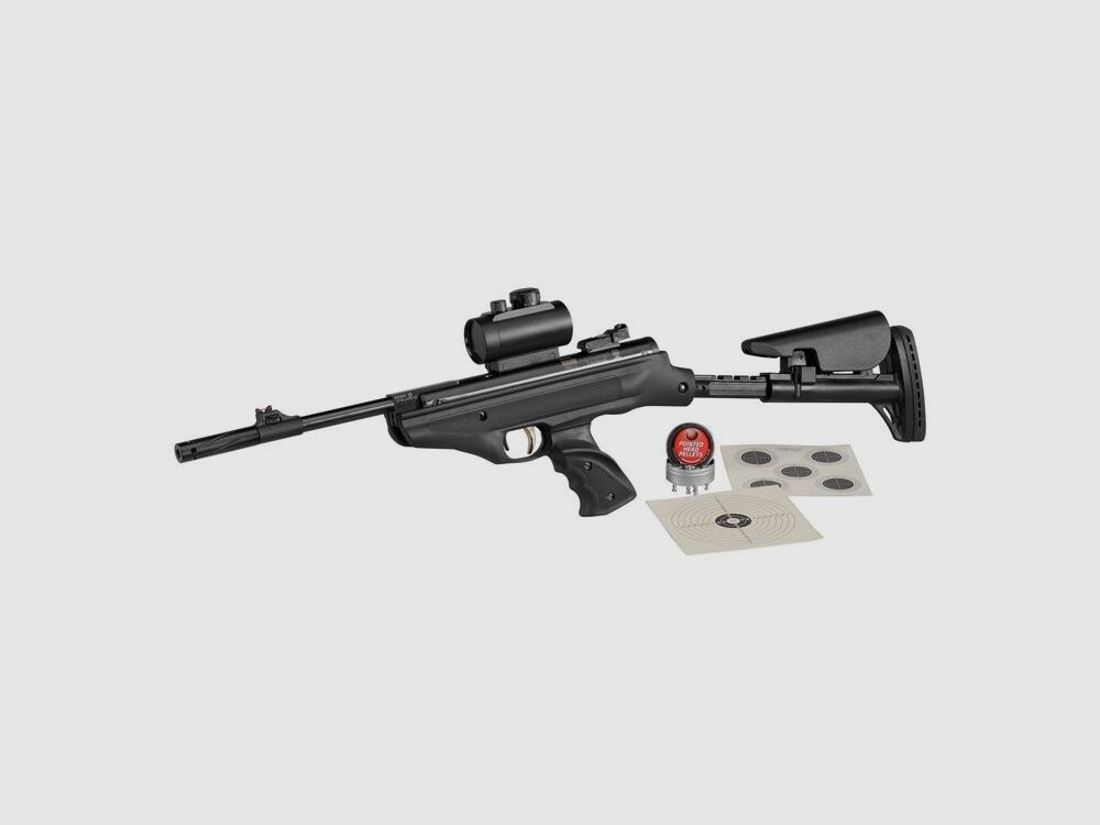 Mercury 25 Super Charger Tactical Set 4,5mm Diabolos Negro