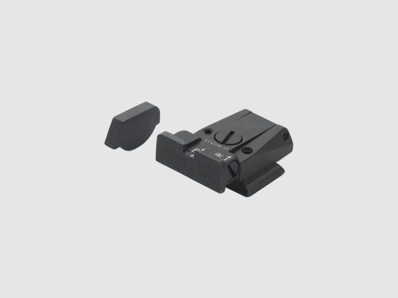 LPA SPR85RU07 Micrometer Sight Set for Ruger P85 and P89 – Black Sight Picture