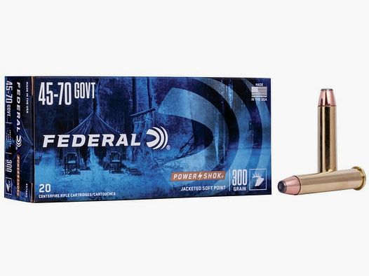 Federal Power-Shok .45-70 Government TM-Vlak 300gr. - 20 St.