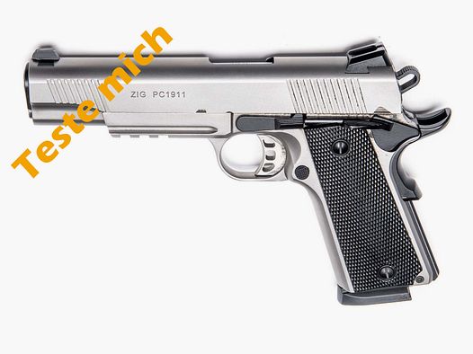 Arme d'essai Tisas ZIG PC 1911 Acier inoxydable 5"