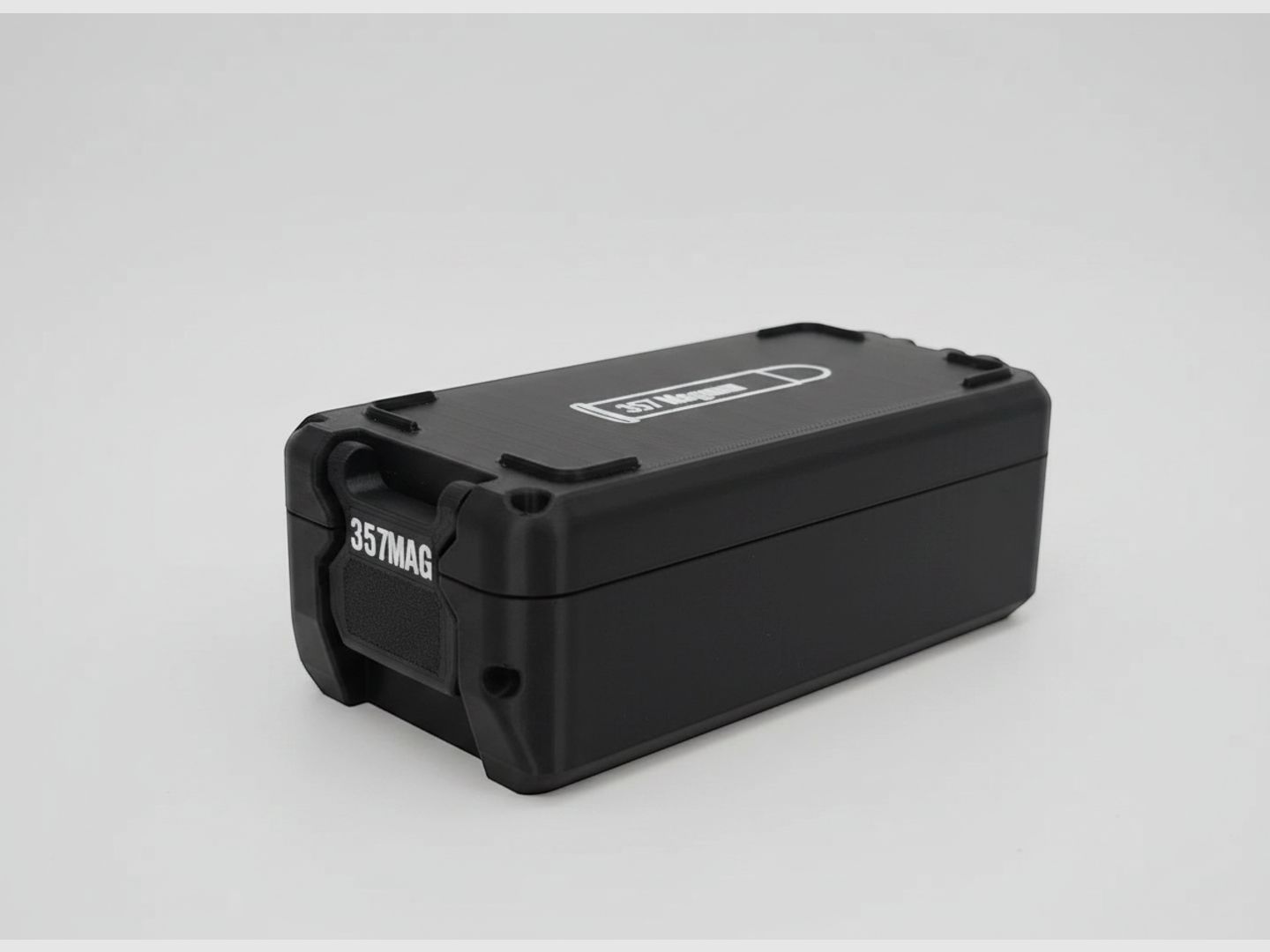 Filamelt Munitionsbox / 357 Magnum / 'Klapp- / Rastdeckel' / Patronenbox, Ammo Box