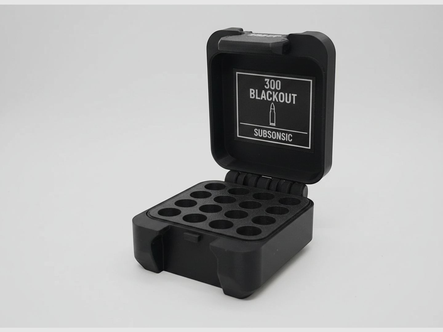 Filamelt ammunition box / .45 ACP (Automatic Colt Pistol) / 'Folding / latch cover' / cartridge box, ammo box