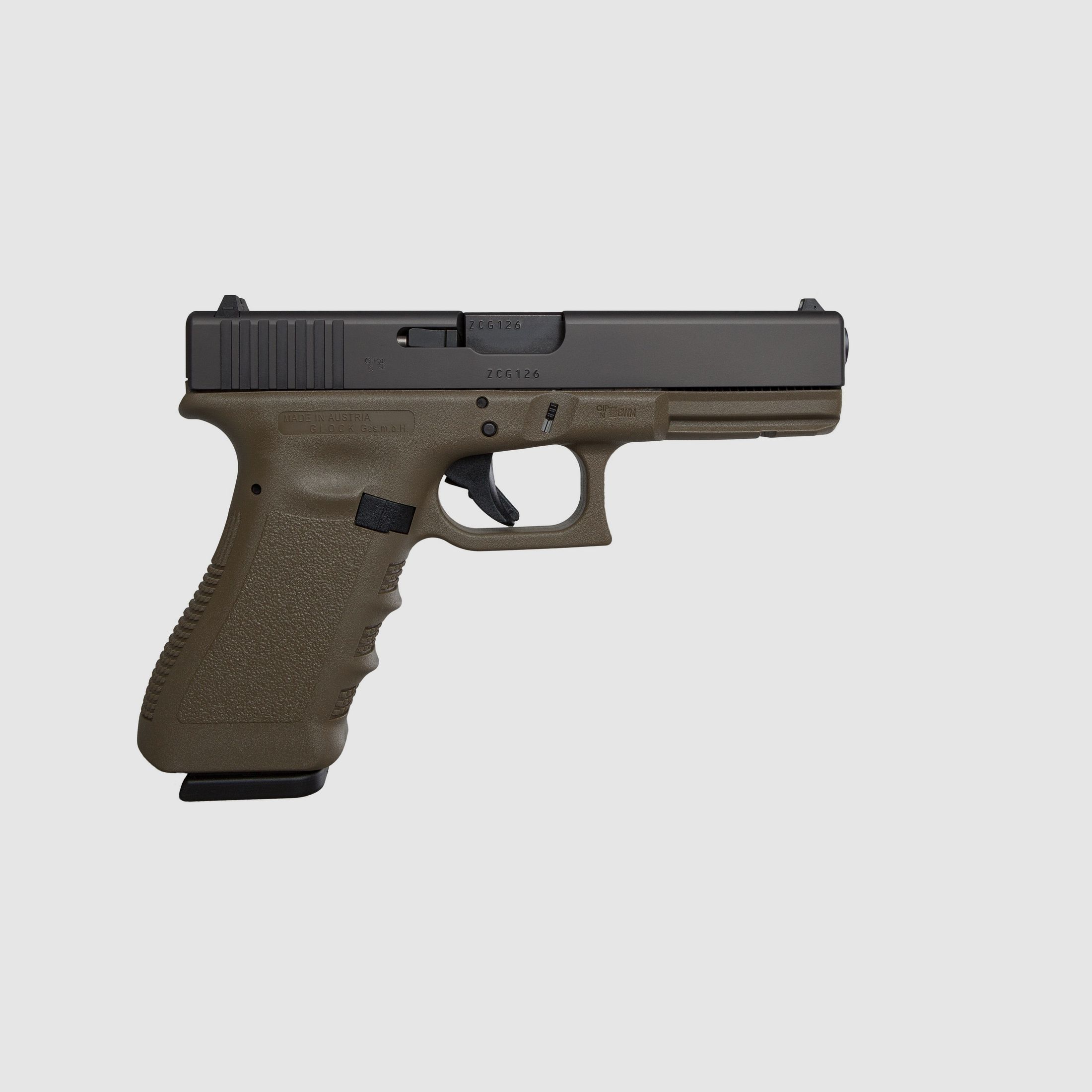 Glock G17 gen3 Olijf, afbeelding 1 van 2