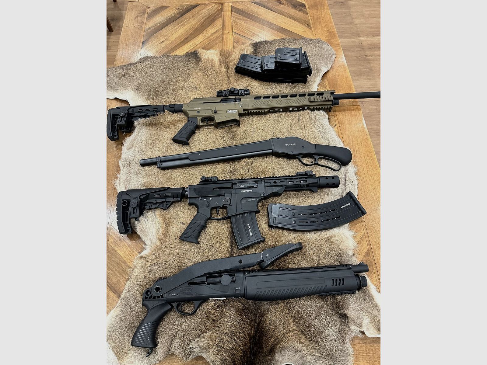 DERYA MK12-2022. Robuste halbaut. AR15 Flinte