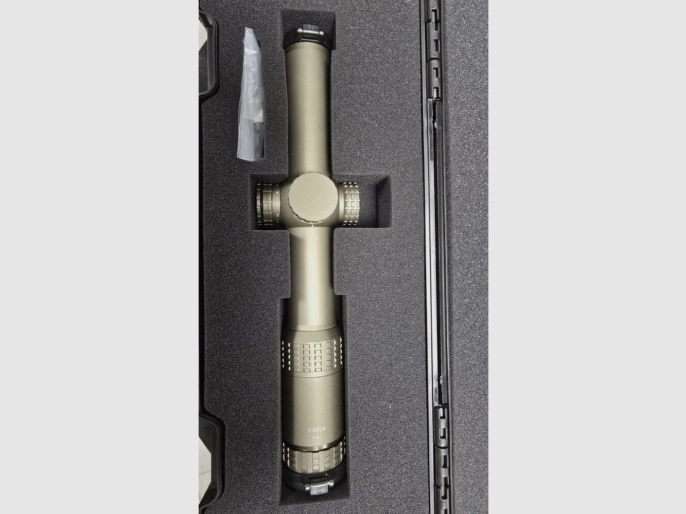 FALKE 1-8x24 PRO SAS 34mm Tube - SPECIAL COLOR GREIGE/BRONZE available immediately, shipping +8.50€ RRP: 879€